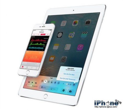 iOS 9.3減弱藍光功能將可通過控制中心開啟(圖片