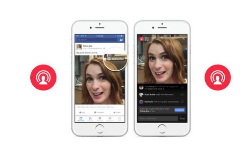 Facebook正式上線視頻直播:APP充當電視直播間圖片
