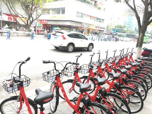 “共享單車”中國的新四大發明之一圖片