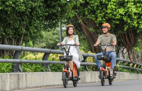 騎共享電單車帶好頭盔，我就是這條街最靚的仔圖片