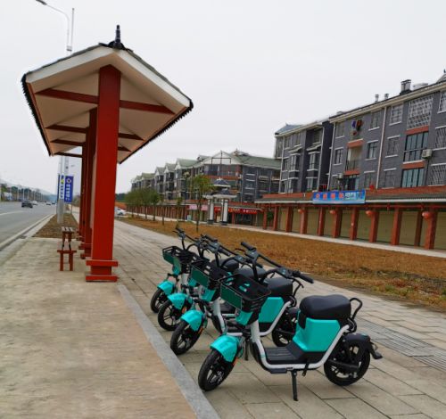 政企協調配合，有效規范共享電單車車輛停放圖片